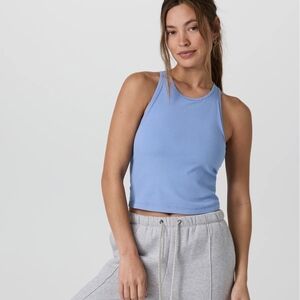 Light Blue Pose Plyo Vuori Tank